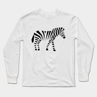 BIG Zebra (transparent, light only) Long Sleeve T-Shirt